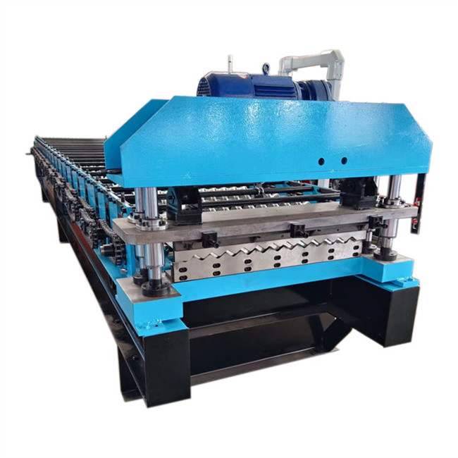 PLC Systeem Golfbladbroodje die Machinehoge snelheid 0.3mm0.8mm vormen