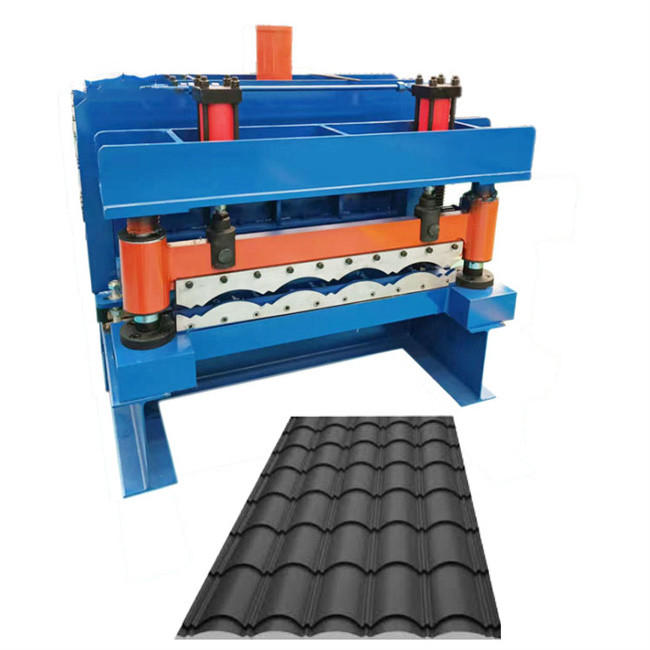 Het automatische het Dakcomité van het Kleurenstaal verglaasde Tegelsbladen Makend Broodje Vormt Machine