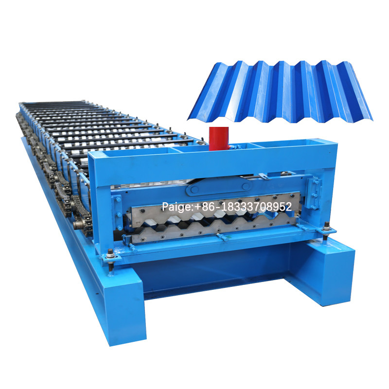 van de het staal Trapezoïdaal Bekleding van het 750 typealuminium de Muurcomité Broodje die Machine vormen