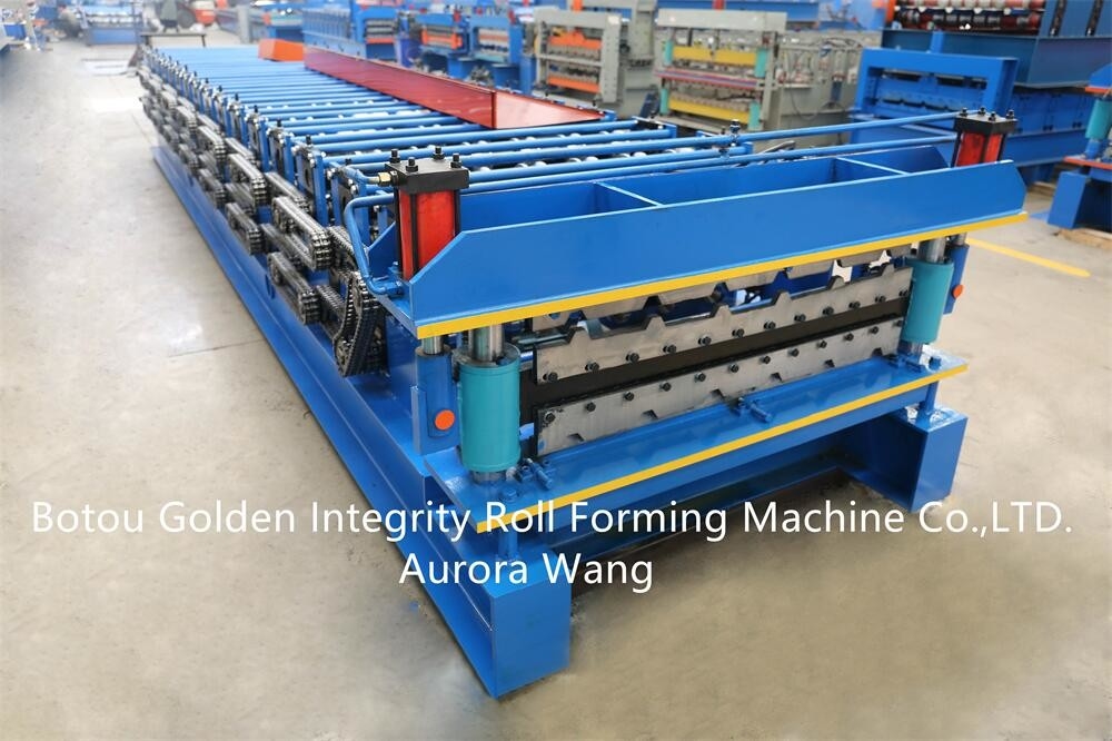 Het dubbele broodje die van het laagmetaal machine het Nieuwe type automatische broodje vormen die van het de laagpaneel van het metaalblad dubbele rollende machine p vormen