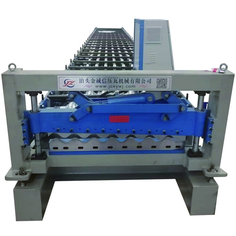 380v golfbladbroodje dat Machine18m/Min Corrugated Iron Sheet Making Machine vormt